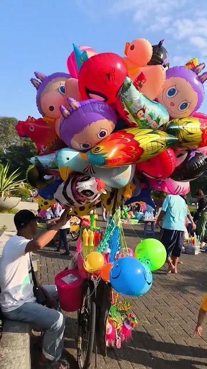 jajan balon ayam labubu ungu