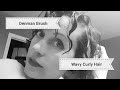 Denman Brush for wavy curly hair. Curly Girl Method.