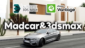 3dsmax MadCar Quick Car Rigging | English Tutorial