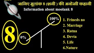 Anka Jyotish ! जानिए मूलांक 8 (शनी ) की अनोखी कहानी ! Information about mulank 8 ! Jyotish vigyan