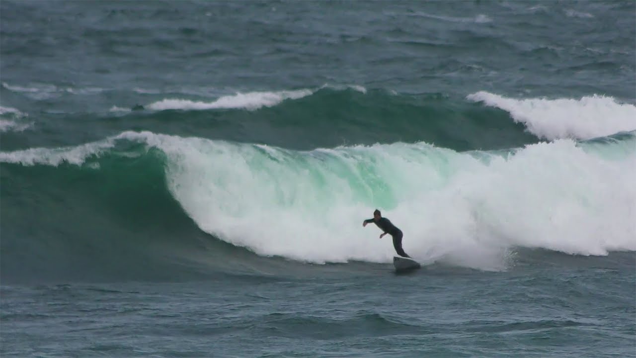 Pro Surfers Practice in Choppy Windswell for the Upcoming Rip Curl Pro Bells Beach
