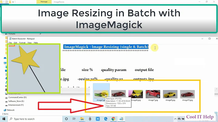 Image Resizing in Batch with ImageMagick | Easy to use