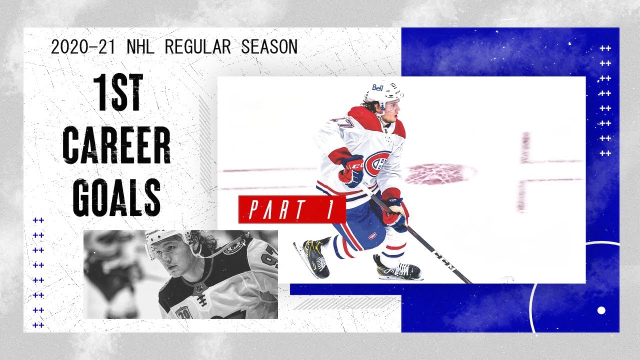 First career goals 2020 21 season part 1 nhl youtube