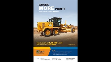 #SEM915,#SEM, #Grader, #Roadconstruction