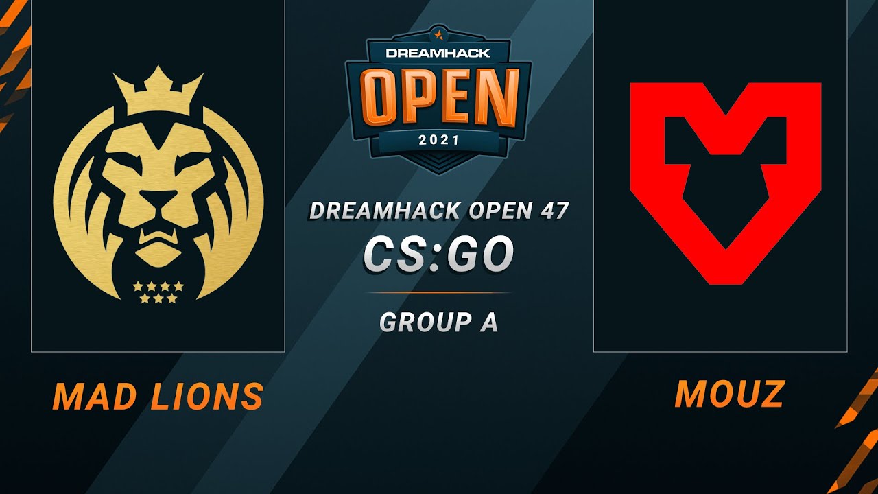 CS:GO - MAD Lions vs. MOUZ [Dust2] Map 1 - DreamHack Open 47 - Group A ...