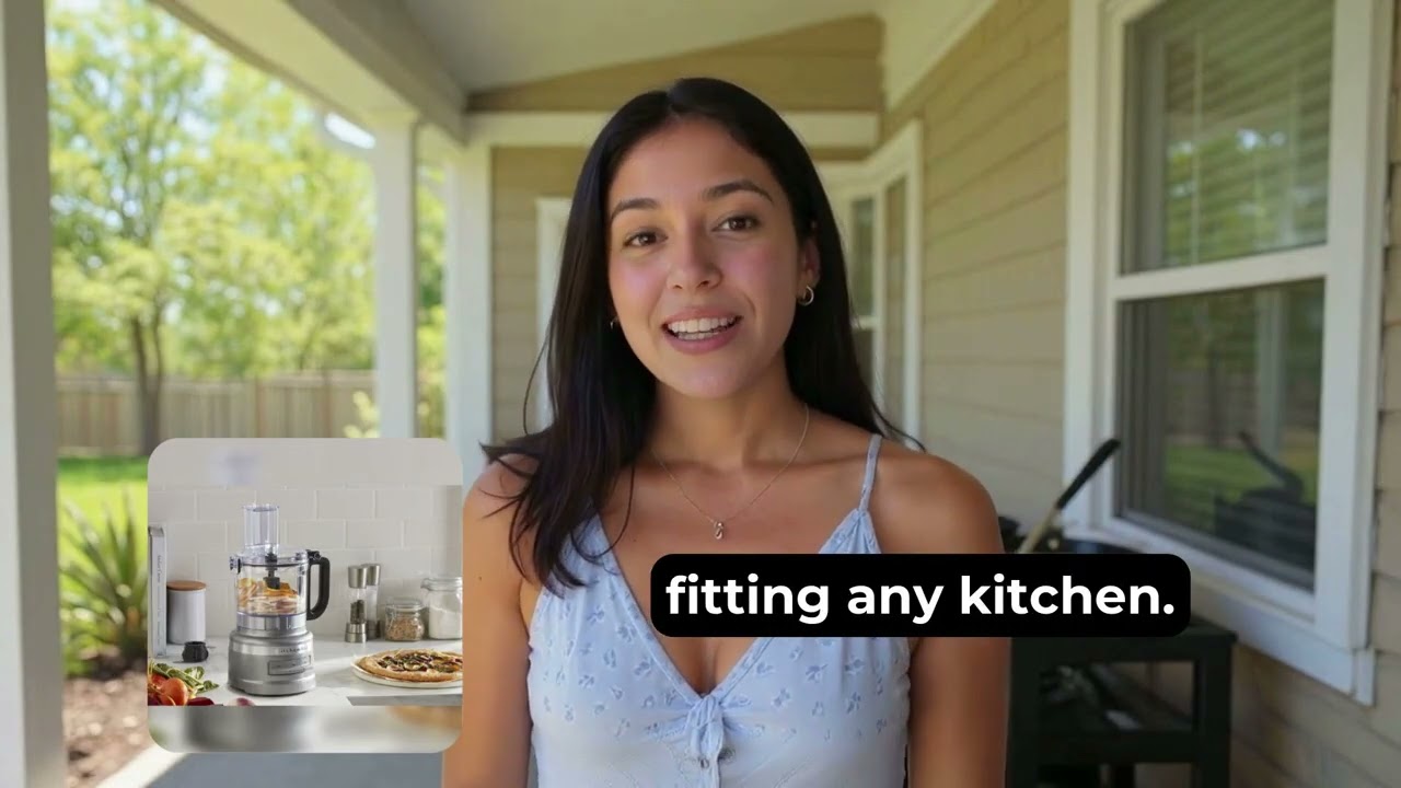 KitchenAid 7 Cup Food Processor: Compact Prep Powerhouse!