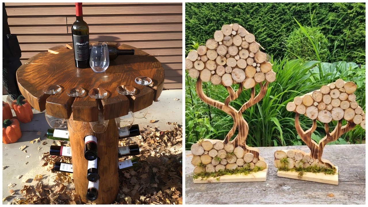 Harnessing the Beauty of Wood in Garden Handicrafts and Original Crafts