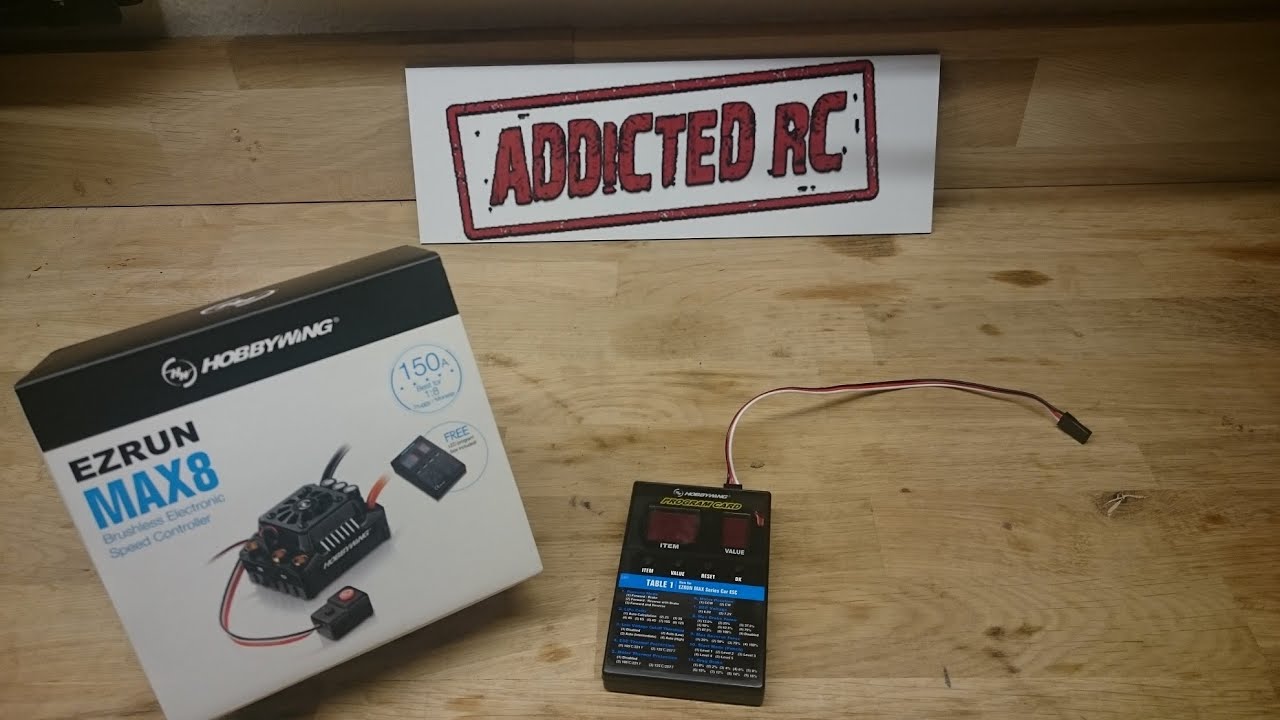 Tipps & Tricks: Hobbywing Max8 Programmierung Deutsch / German - YouTube