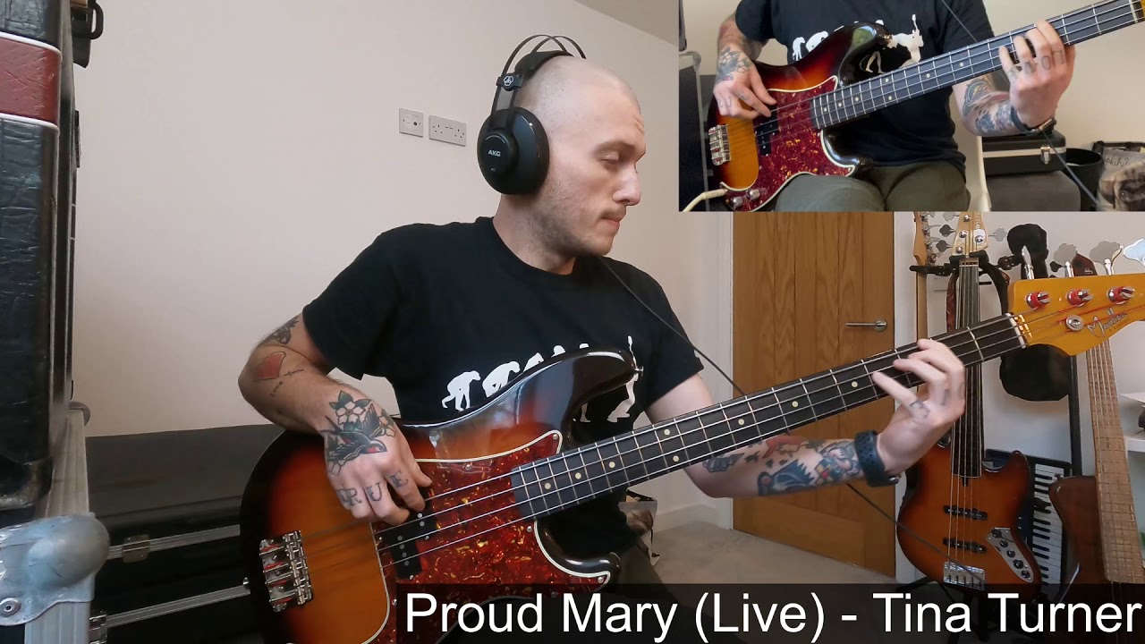 Proud Mary (Live) Tina Turner (Bass Cover) YouTube