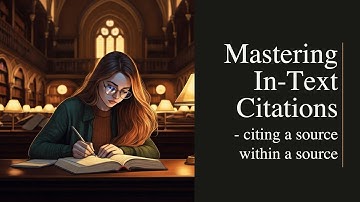 How to cite secondary sources in APA