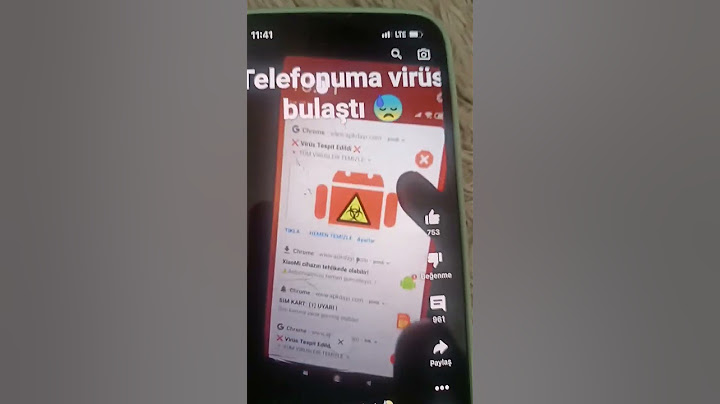 telefona virüs bulaştı