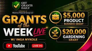 🚨 SPECIAL EDITION: Grant of the Week LIVE! 🚨