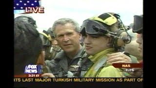 News - President Bush Carrier Landing - Mixed - 2 May 2003 Update