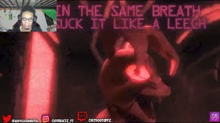 FNAF SECURITY BREACH SONG (Moving Up In The World) LYRIC VIDEO REACTION