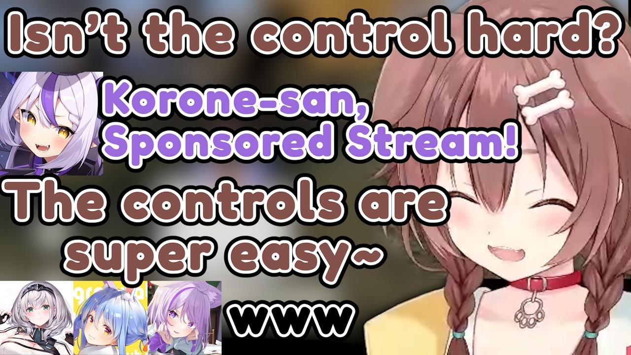 Holomem's Reaction to Korone Drops a Borderline Comment on a Sponsored Stream w【Hololive Clip】