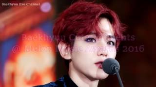 161119 Baekhyun Reaction to Another Group (Twice , MAMAMOO , Red Velvet , BLACKPINK , BTS and etc)