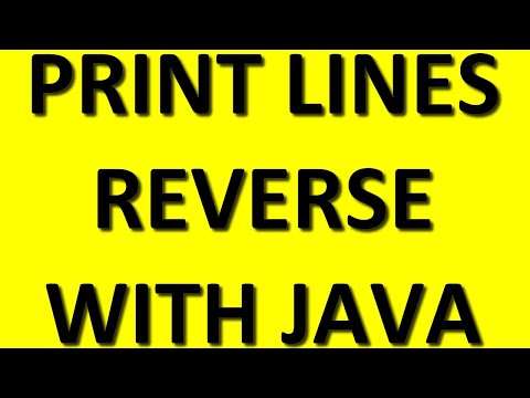 Tecq Mate | Java print each line in reverse order using stack