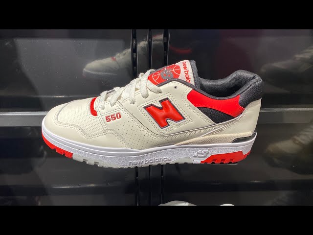 New Balance 550 NB Sea Salt True Red Men Unisex Casual Shoes Sneakers Si… New Balance 550 Sea Salt True Red BB550VTB at PRM US main image 3