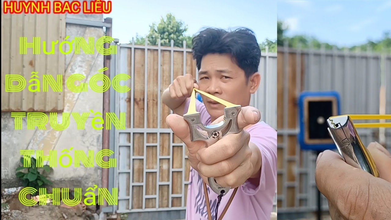 Hướng dẫn bắn ná cao su góc truyền thống chuẩn 100%