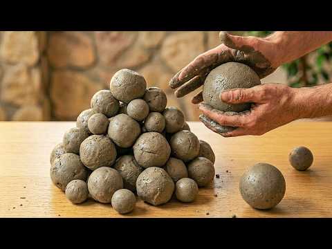 I Made Cement Balls...and then THIS! 😲 Genius Idea that Will Steal Your Heart! thumbnail