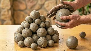 I Made Cement Balls...and then THIS! 😲 Genius Idea that Will Steal Your Heart!