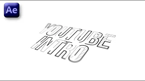 YouTube Intro Animation In Adobe After Effects - After Effects Tutorial - No Plugins.
