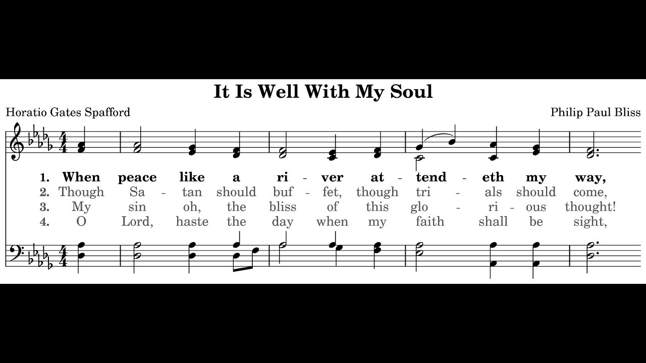 It Is Well With My Soul - Congregational Piano Style - YouTube