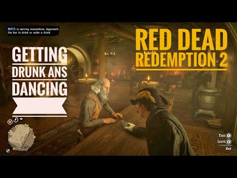 Red dead redemption 2 online | getting drunk and dancing - YouTube