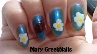 Lady Bug Nails Easter