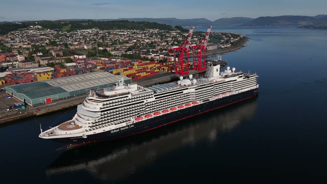 Holland America Lines - Nieuw Statendam arrived Greenock, Scotland 18-JUL-2026