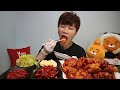 꽃돼지 굽네순살+호박나물+오징어젓갈+무말랭이+계란말이치밥 먹방 korean food