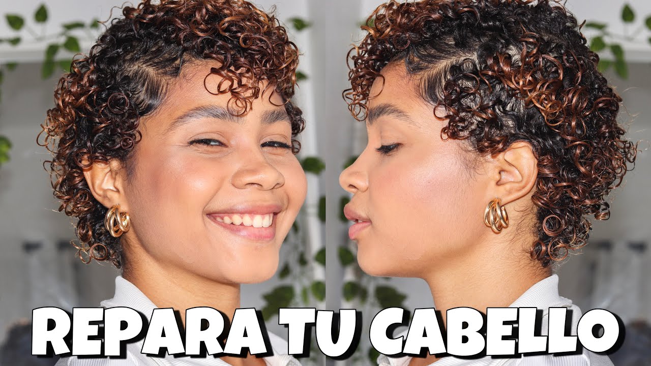 MI RUTINA DE CABELLO RIZADO para cabello dañado por calor, decoloración o tintes