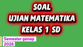 1st Grade Math Exam Questions Even Semester || Final Exam - Semester 2 2026 @GUcilchaNEL1964
