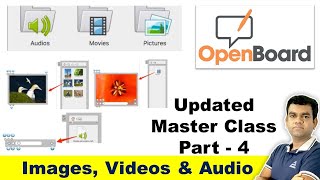 OpenBoard Master Class Part 4 - Images, Videos & Audio screenshot 4