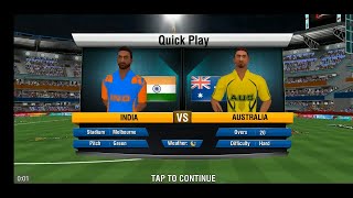2nd T20 India Vs Australia Full Match Highlights World Cricket Championship 2 Gameplay screenshot 4