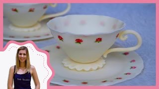 Fondant teáscsésze / How to make fondant teacup