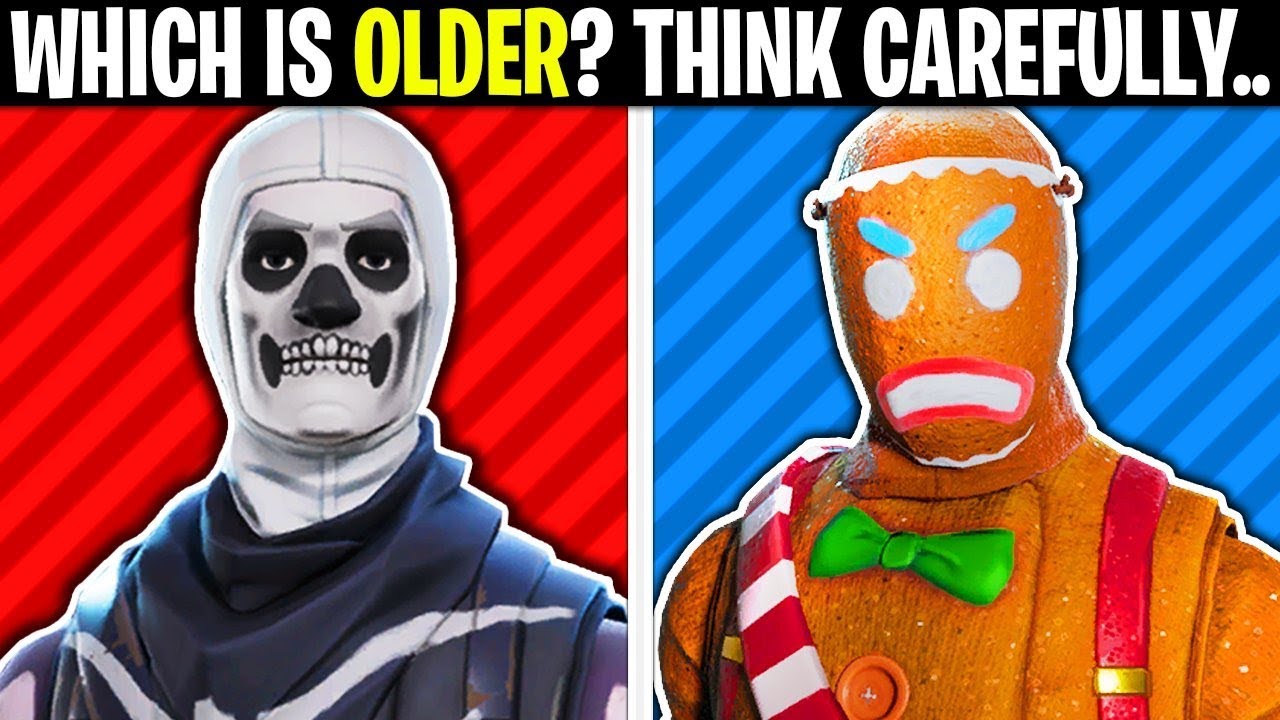 WHICH ONE IS OLDER? (Fortnite Test)