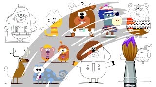 Colouring | Hey Duggee | Characters From A-Z | PT4 | Print and Colour with Me!