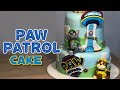 BONUS VIDEO - Paw Patrol cake from fondant