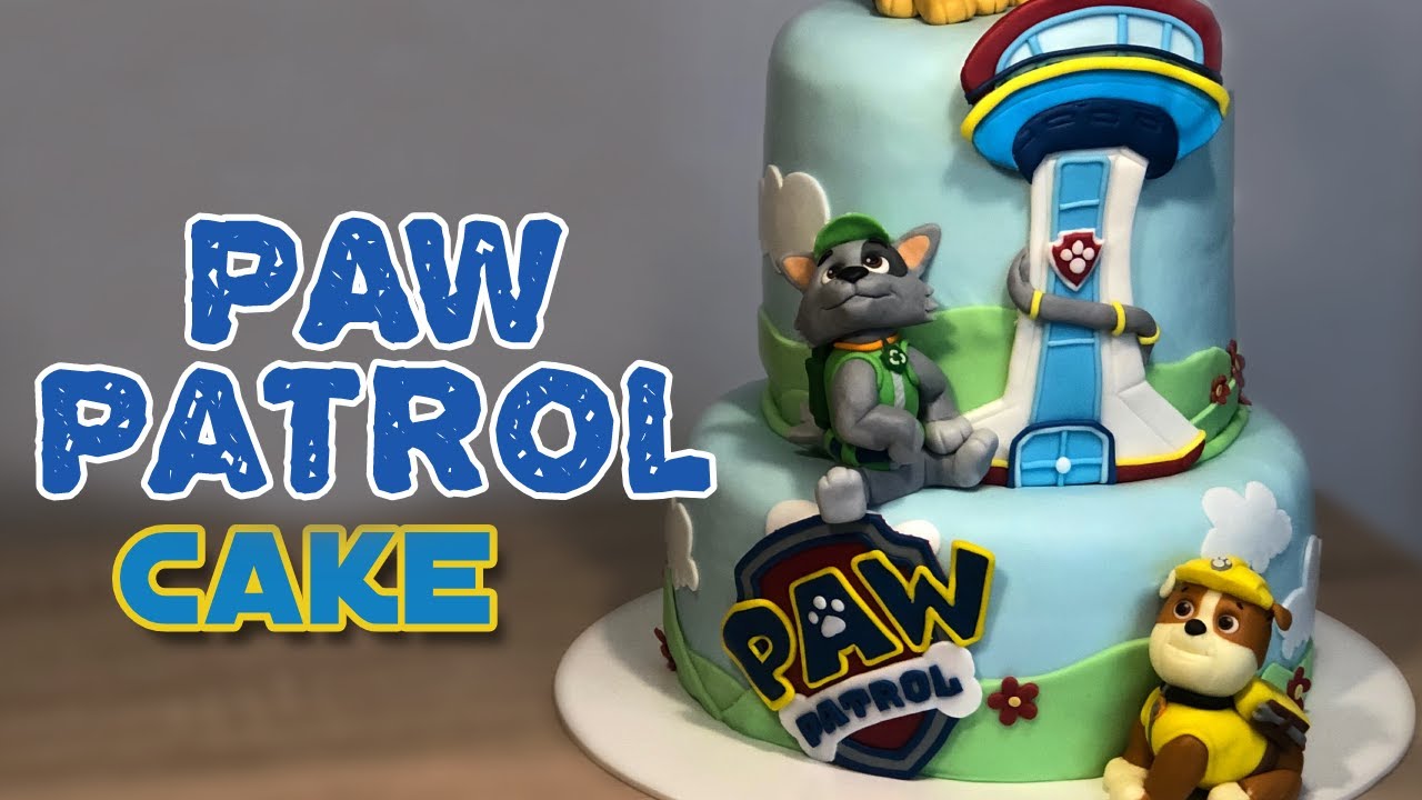 Paw patrol cake tuto rapide 