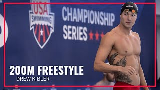 Drew Kibler With Impressive Swim in the 200M Freestyle | 2024 TYR Pro Swim Series Westmont