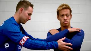 Keisuke Honda: First day at Melbourne Victory