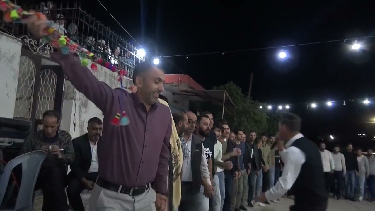 احيى الحفل الفنان خالد ابو ديع سهرة العريس علاء الروسان افراح ال الروسان ج2حنه