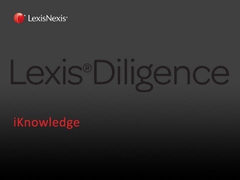 Lexis Diligence - Introduction