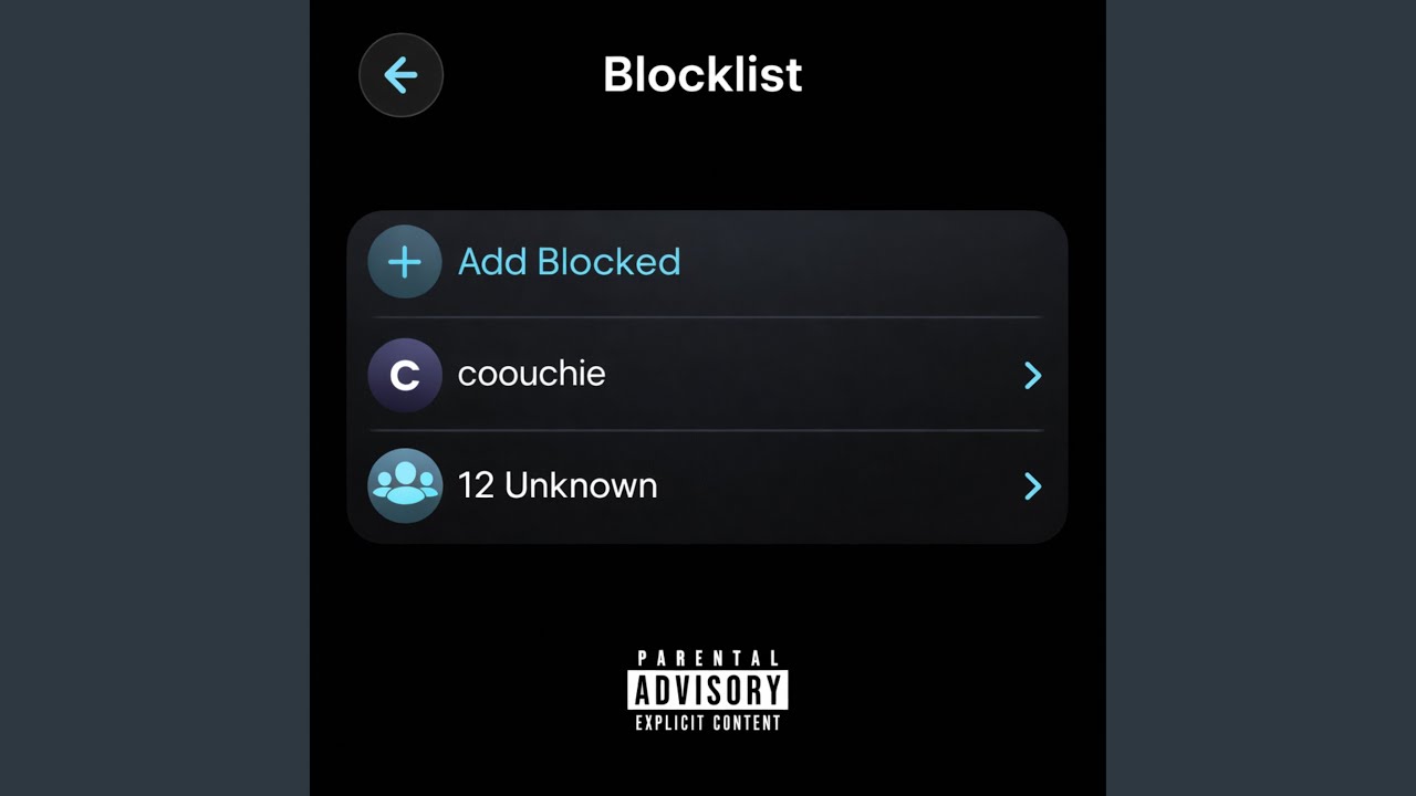 Watch Blocklist on YouTube Watch Blocklist on YouTube