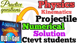 projectile numerical physics CTEVT diploma #ctevt #projectilemotion #physics #diploma
