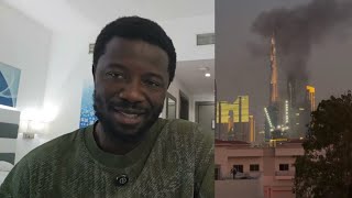 Kwaku Manu in Dubai as m!ssiles fly across the Gulf — paradise turns tense overnight 😳🔥