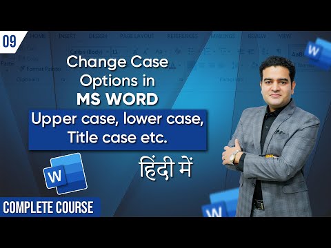 How to use Change Case Options in MS Word | Upper Case, Lower Case, Title Case Options