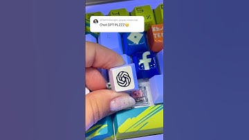 Drawing C for ChatGPT Logo! But on my keyboard!#drawing #keyboard #keycaps