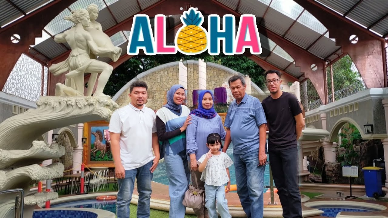 HAPPY BIRTHDAY OKA UNCLE || ALOHA POOL EATERY AND COFFEE MAKASSAR || FAMILY TIME
